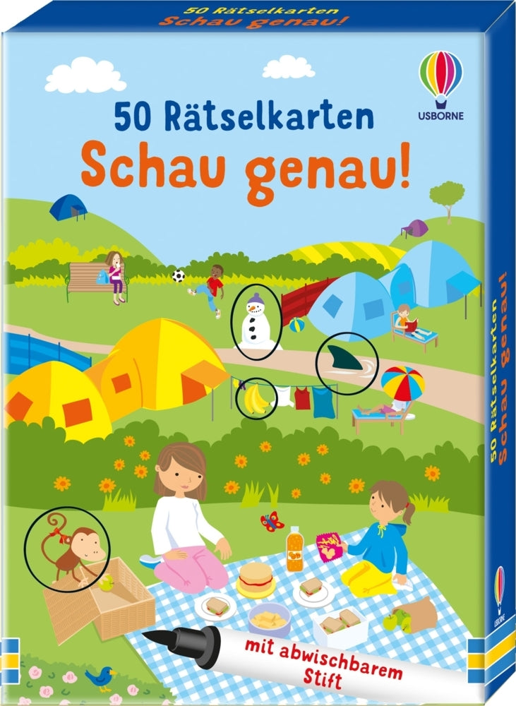 50 Rätselkarten: Schau genau! (Sarah Khan)