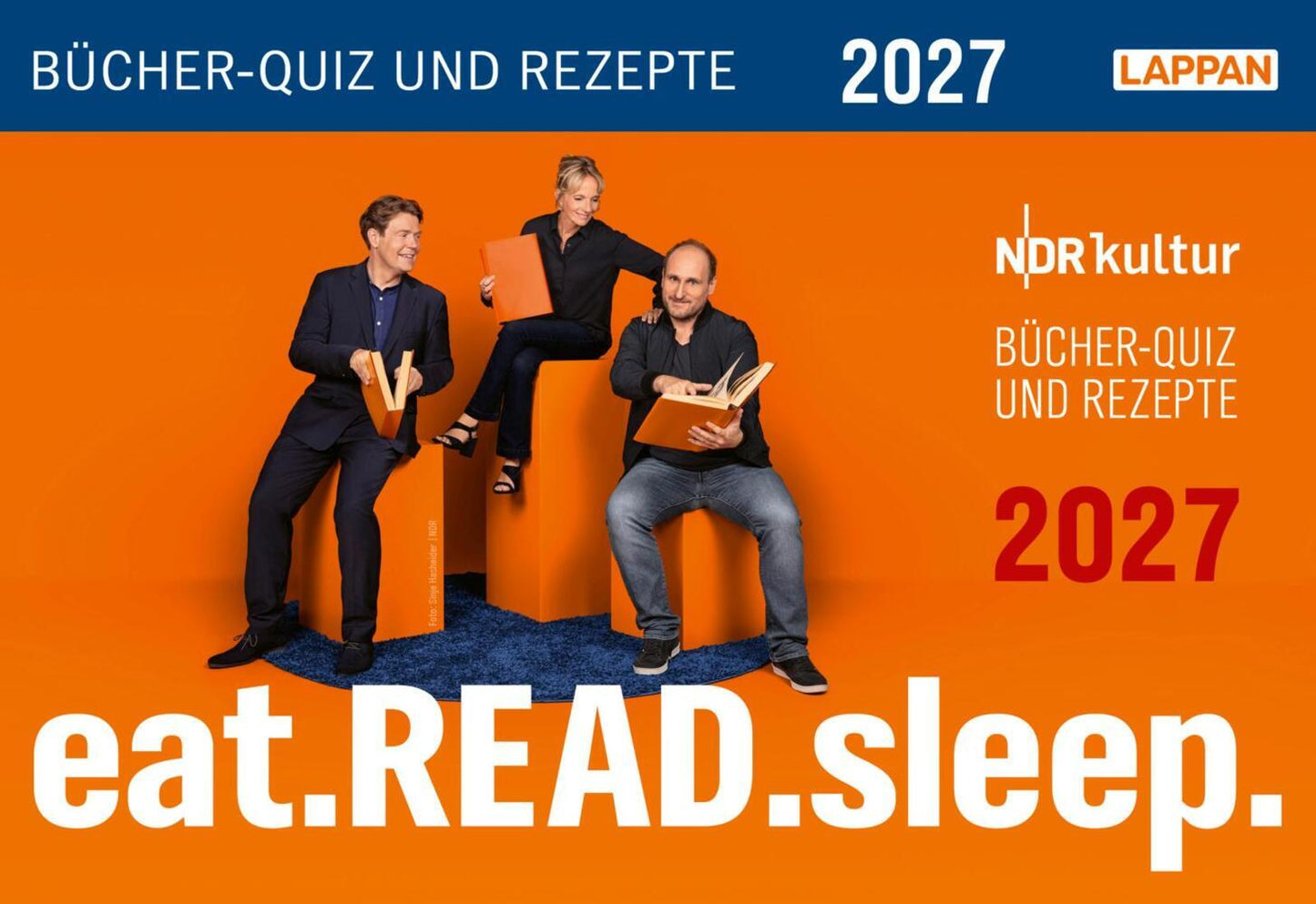 eat.READ.sleep Tageskalender 2027 (Lappan Verlag)