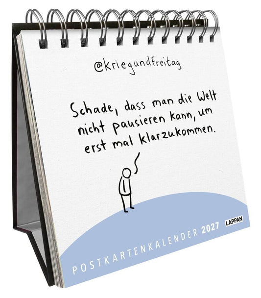 kriegundfreitag: Postkartenkalender 2027 (@Kriegundfreitag)