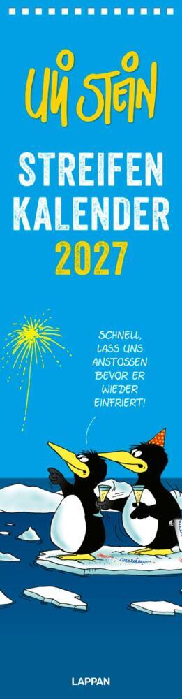 Uli Stein Streifenkalender 2027: Monatskalender für die Wand (Uli Stein)