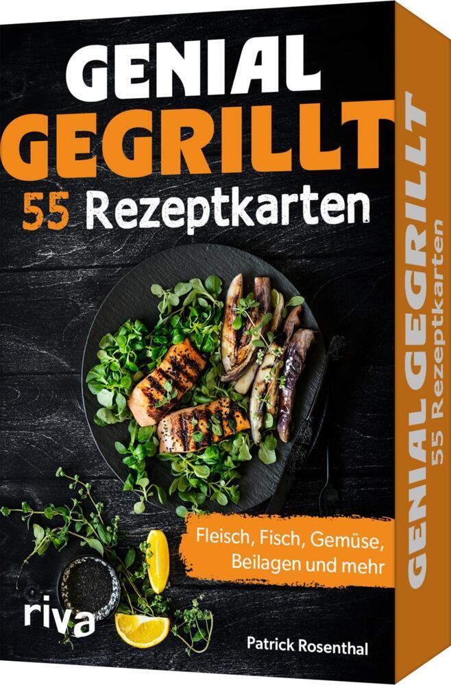 Genial gegrillt - 55 Rezeptkarten (Patrick Rosenthal)