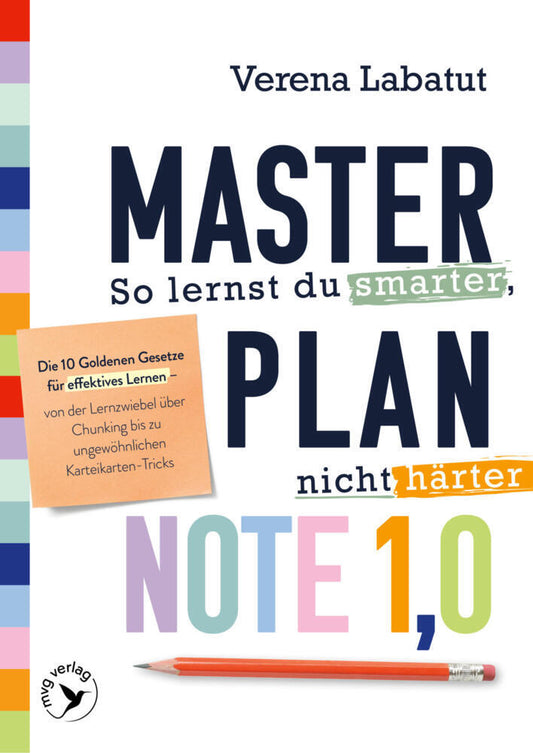 Masterplan Note 1, 0 - So lernst du smarter, nicht härter (Verena Labatut)