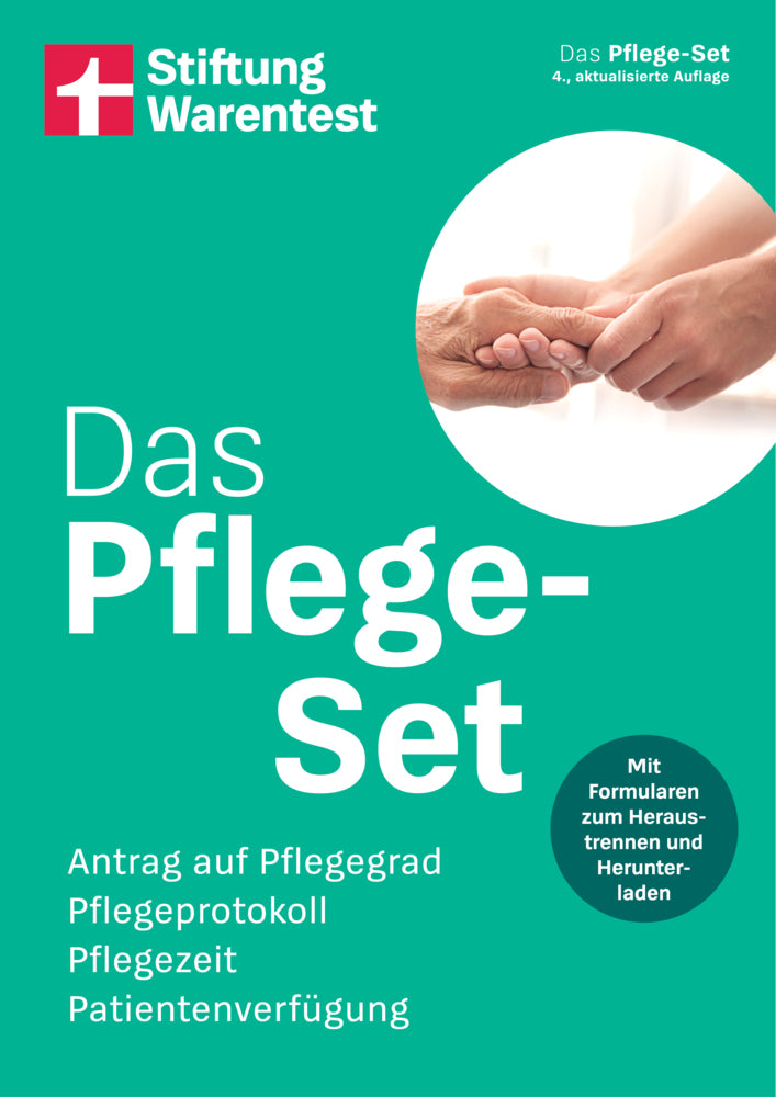 Das Pflege-Set (Stiftung Warentest)