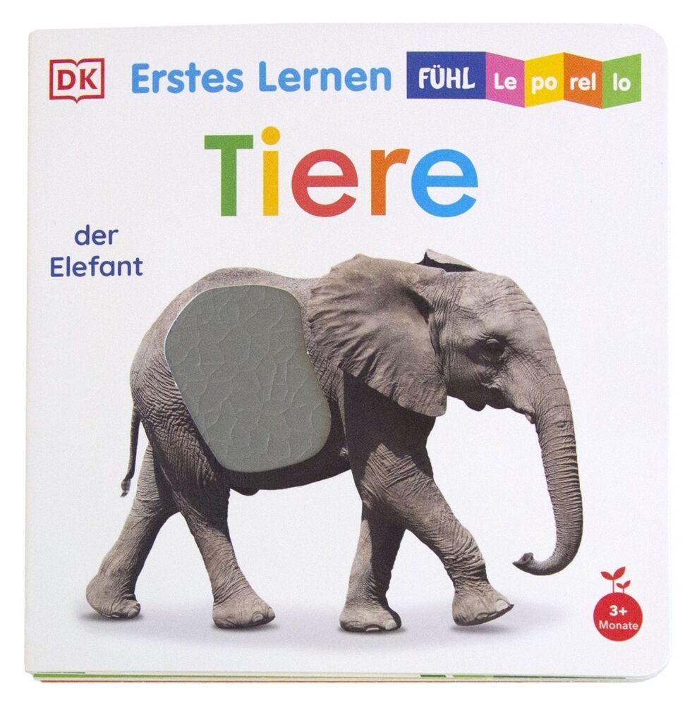 Erstes Lernen Fühl-Leporello. Tiere (Dk Erstes Lernen)