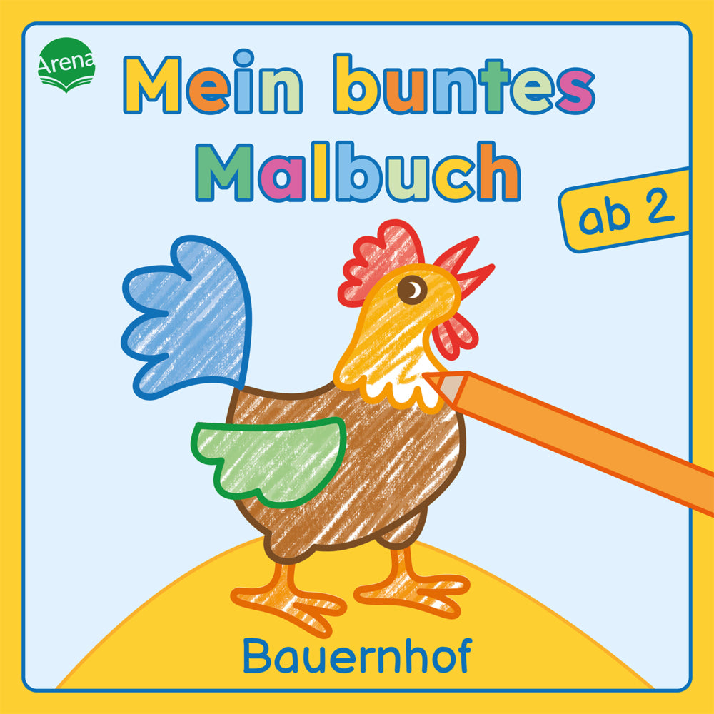 Mein buntes Malbuch ab 2. Bauernhof (Izabella Markiewicz)