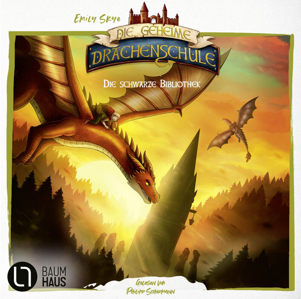 Die geheime Drachenschule - Die schwarze Bibliothek, 2 Audio-CD (Emily Skye)