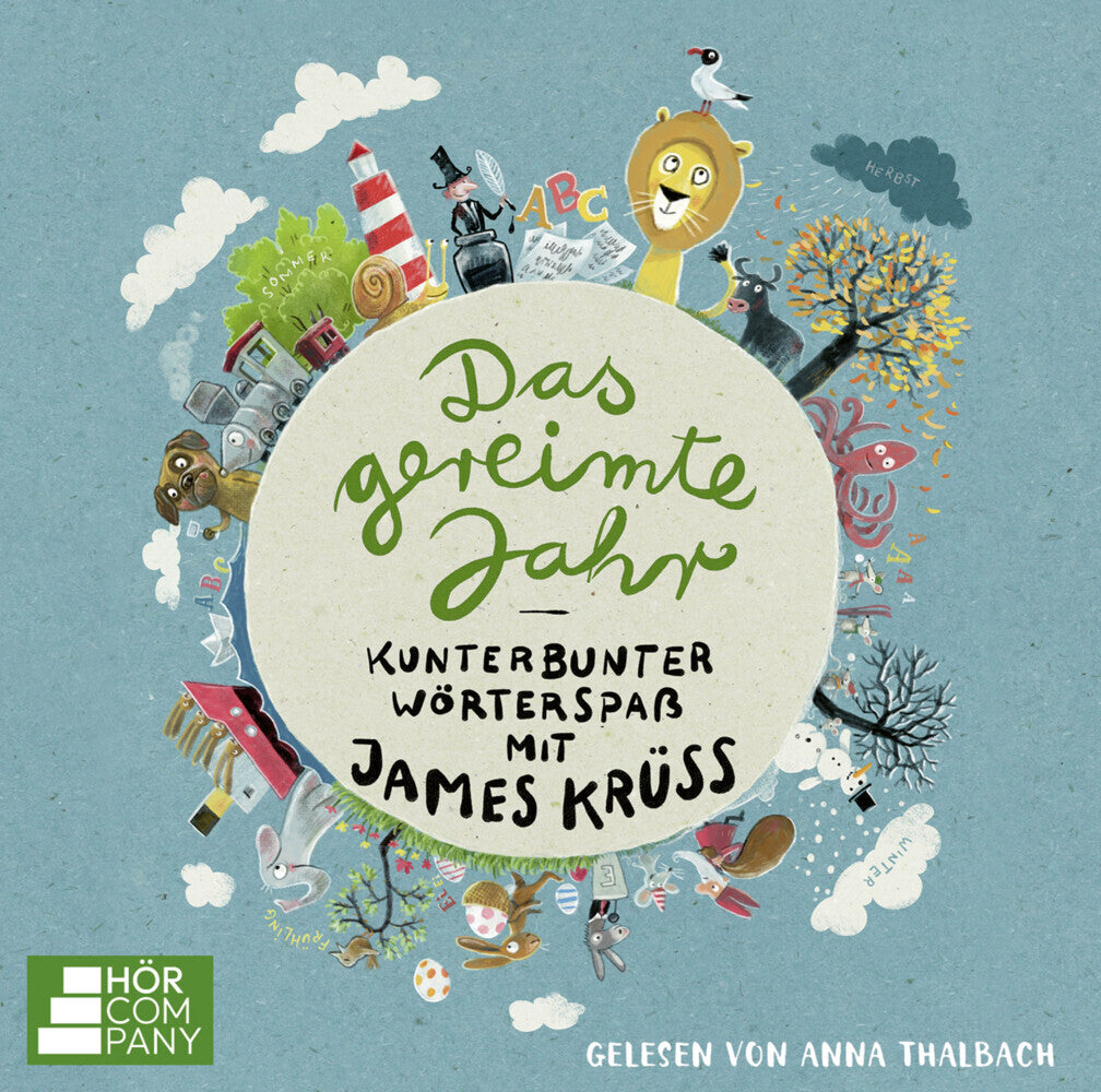 Das gereimte Jahr - Kunterbunter Wörterspaß mit James Krüss, 2 Audio-CD (James Krüss)