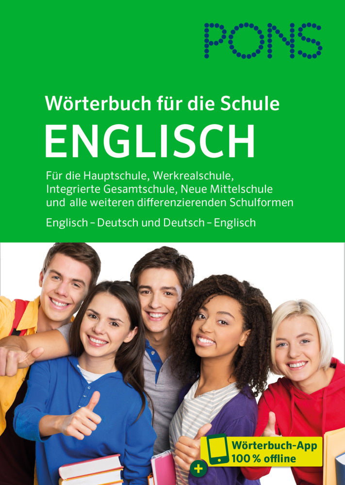 PONS Wörterbuch für die Schule Englisch, m.  Buch, m.  Online-Zugang