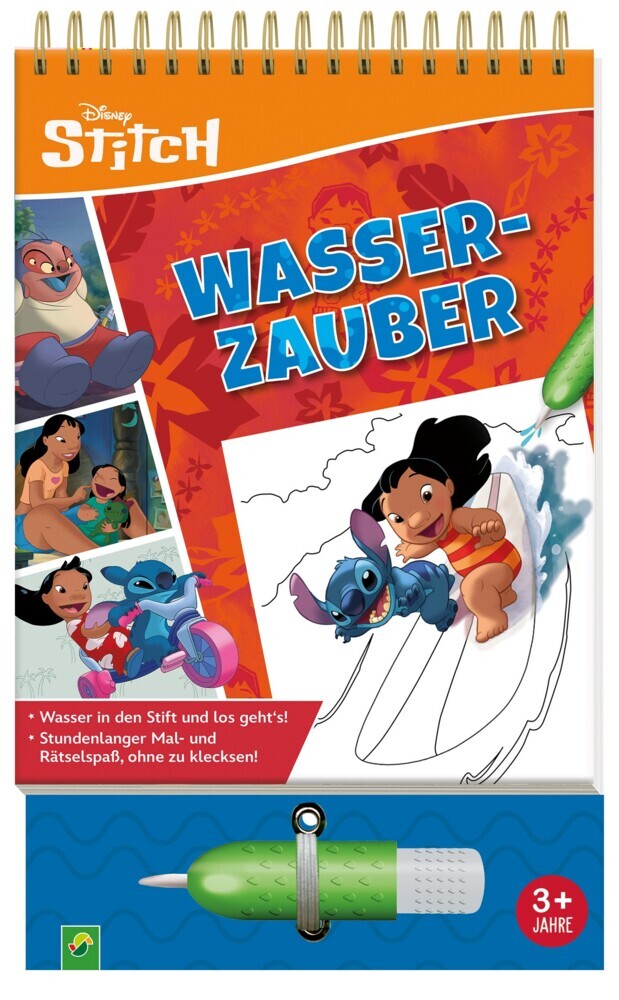 Disney Stitch Wasserzauber: Einfach mit Wasser malen! Lilo und Stitch (Schwager & Steinlein Verlag)