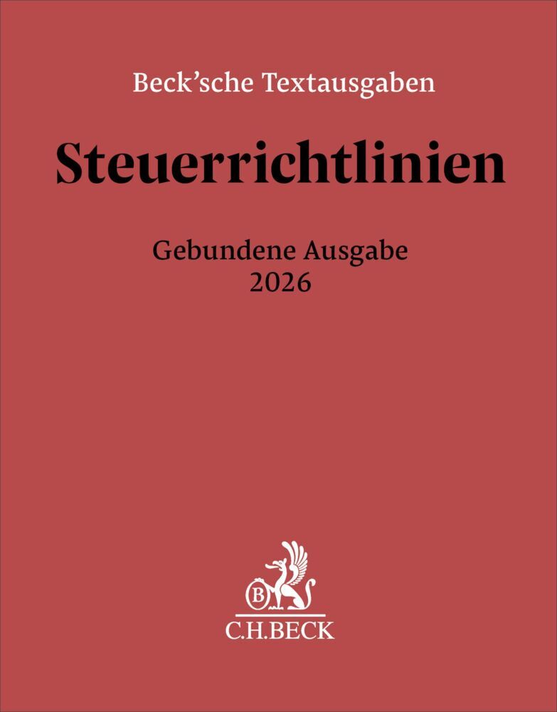 Steuerrichtlinien Gebundene Ausgabe 2026