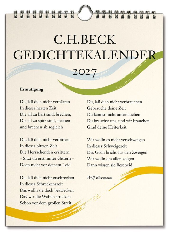 C.H. Beck Gedichtekalender (Dirk Von Petersdorff)