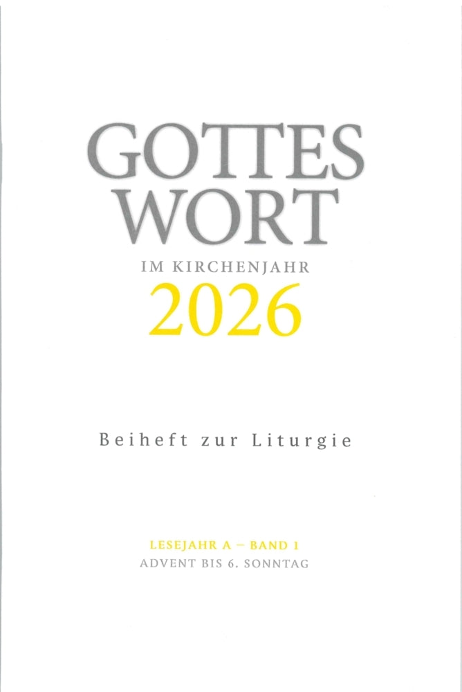 Gottes Wort im Kirchenjahr (Mitteleuropäische Ordensprovinz Der Oblaten Der Makellosen Jungfrau Maria)