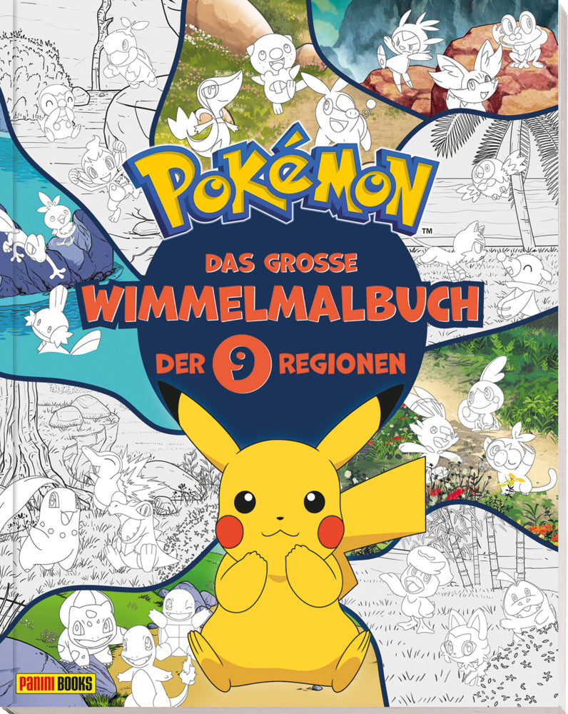 Pokémon: Das große Wimmelmalbuch der 9 Regionen (Pokémon)