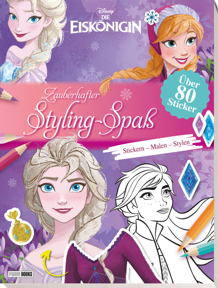 Disney Die Eiskönigin: Zauberhafter Styling-Spaß: Stickern, Malen, Stylen (Disney)