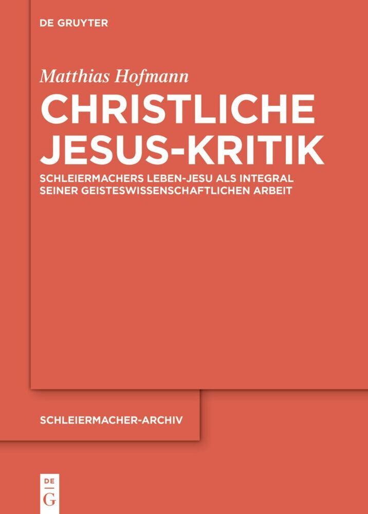 Christliche Jesus-Kritik (Matthias Hofmann)