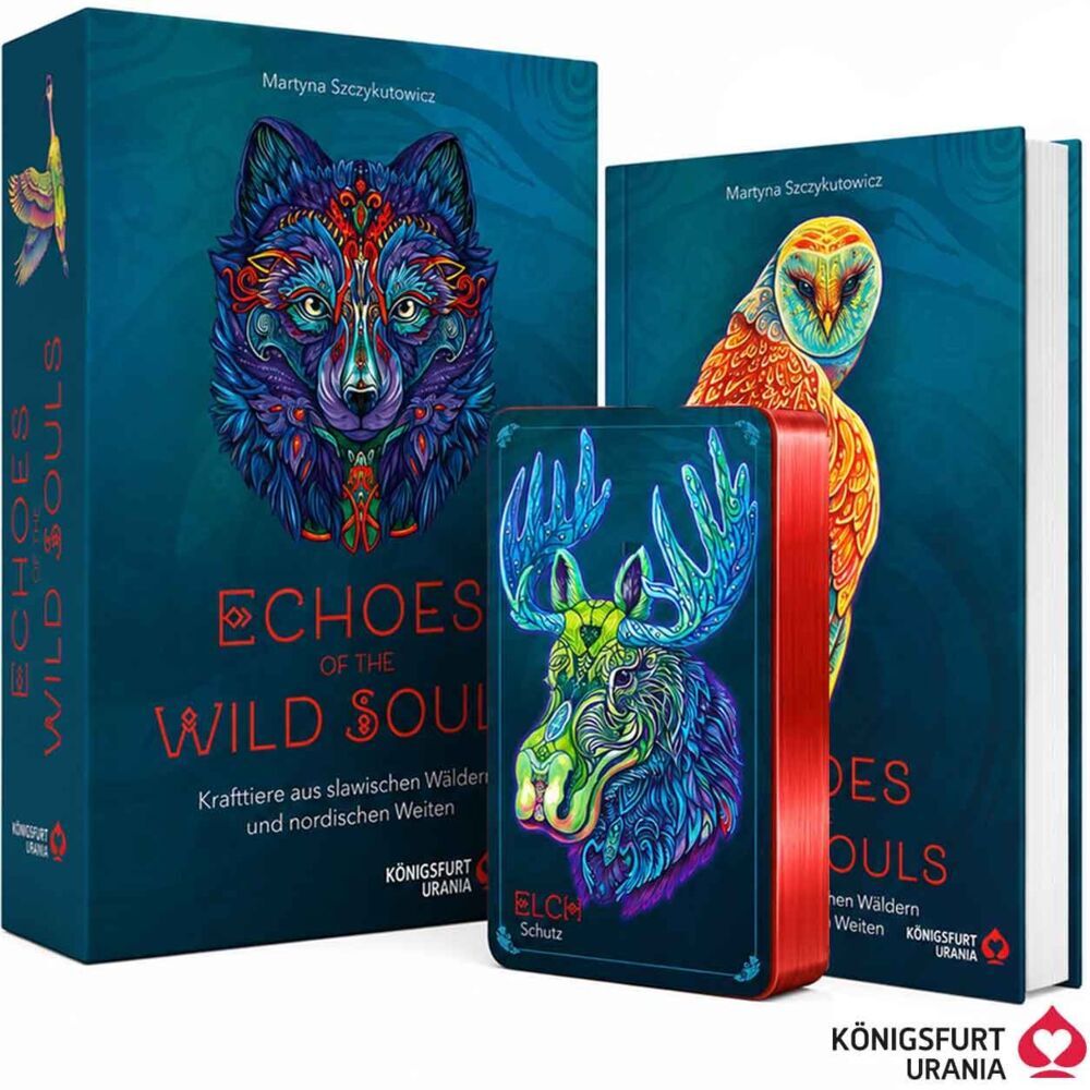 Echoes of the Wild Souls - Krafttiere aus den slawischen Wäldern und nordischen Weiten (Orakelkarten - Krafttierkarten), m. 1 Beilage (Martyna Szczykutowicz)