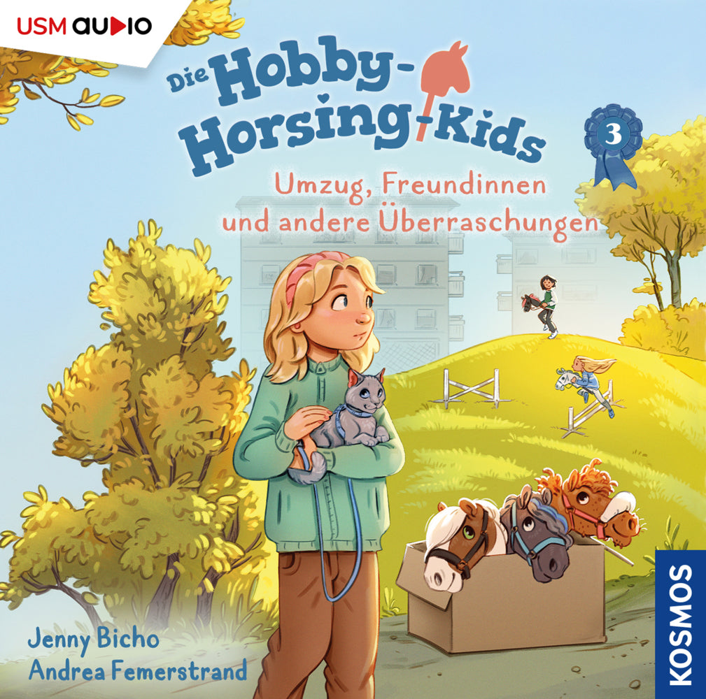 Die Hobby-Horsing-Kids (Folge 3): Umzug, Freundinnen und andere Überraschungen, 1 Audio-CD (Jenny Bicho)