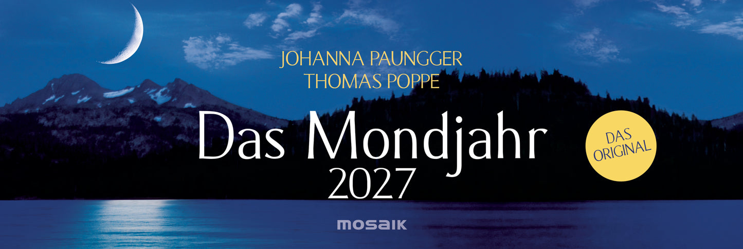 Das Mondjahr 2027 - Wochenkalender (Johanna Paungger)