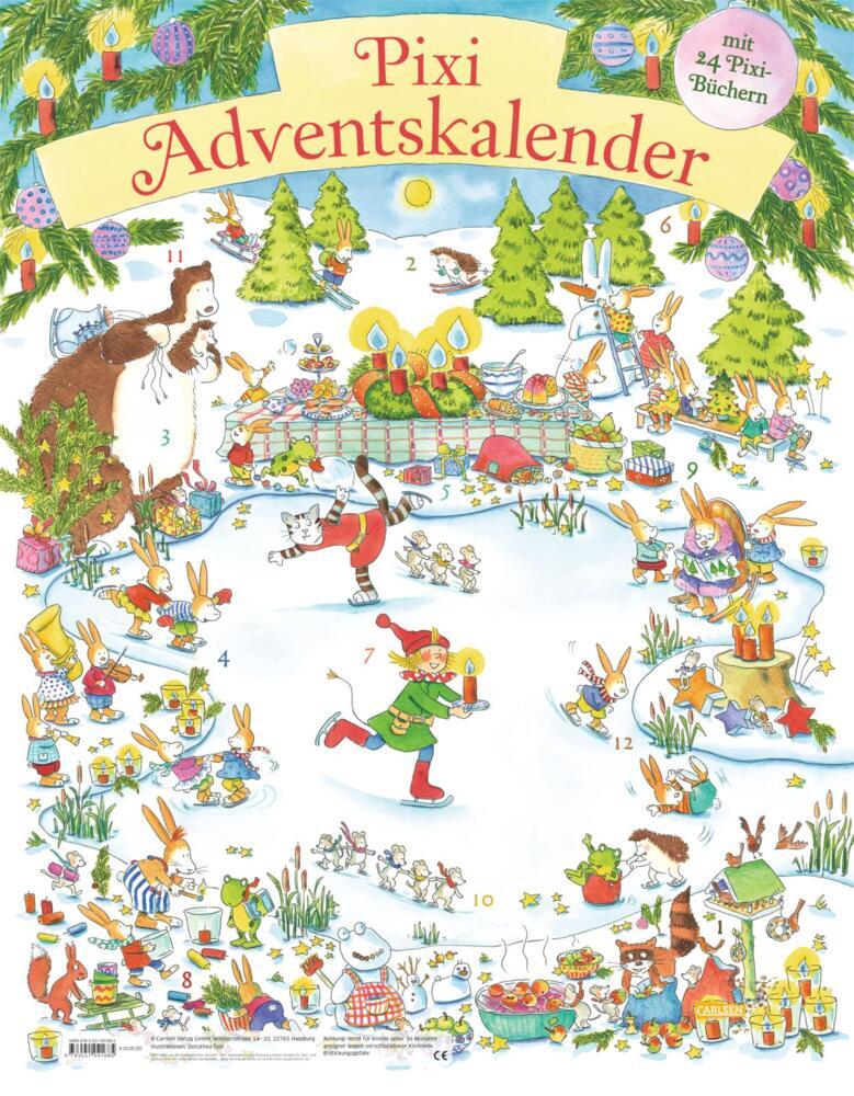 Pixi Adventskalender 2026, 24 Teile (Diverse)