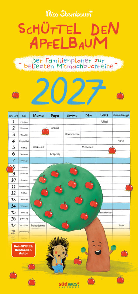 Schüttel den Apfelbaum - der Familienplaner zur beliebten Mitmachbuchreihe (Nico Sternbaum)
