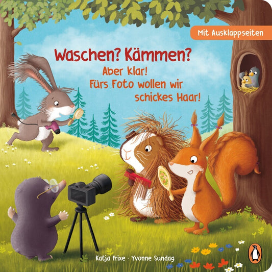 Waschen? Kämmen? Aber klar! Fürs Foto wollen wir schickes Haar! (Katja Frixe)