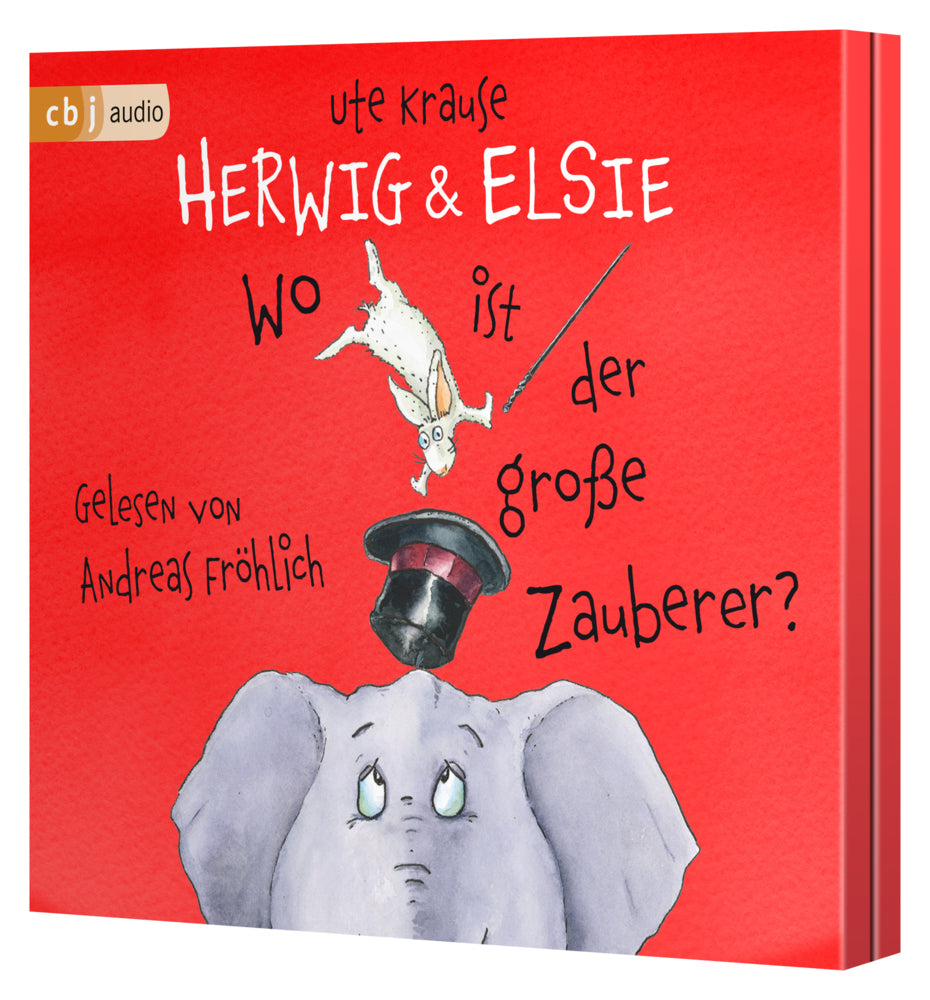 Herwig und Elsie - Wo ist der große Zauberer?, 2 Audio-CD (Ute Krause)