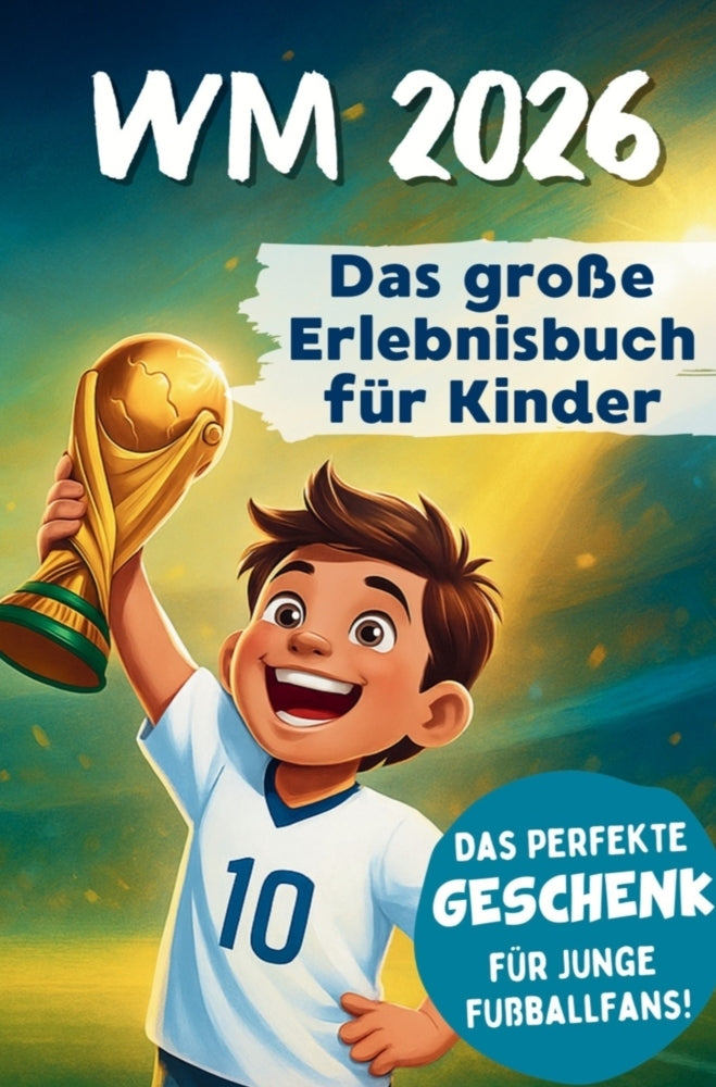 WM 2026 Erlebnisbuch für Kinder | Das Mitmach-Fußballbuch mit Rätseln, Stars & Rekorden (Jonas Keller)