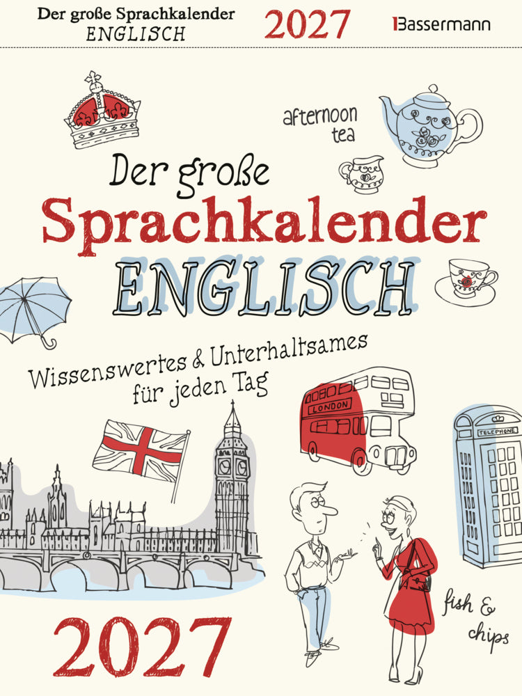 Der große Sprachkalender Englisch 2027 (Birgit Adam)