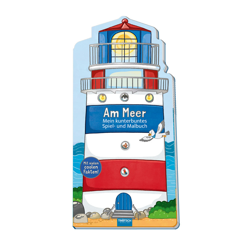 TRÖTSCH - Malbuch Mein kunterbuntes Spiel- und Malbuch Am Meer (Trötsch Verlag Gmbh & Co.Kg)