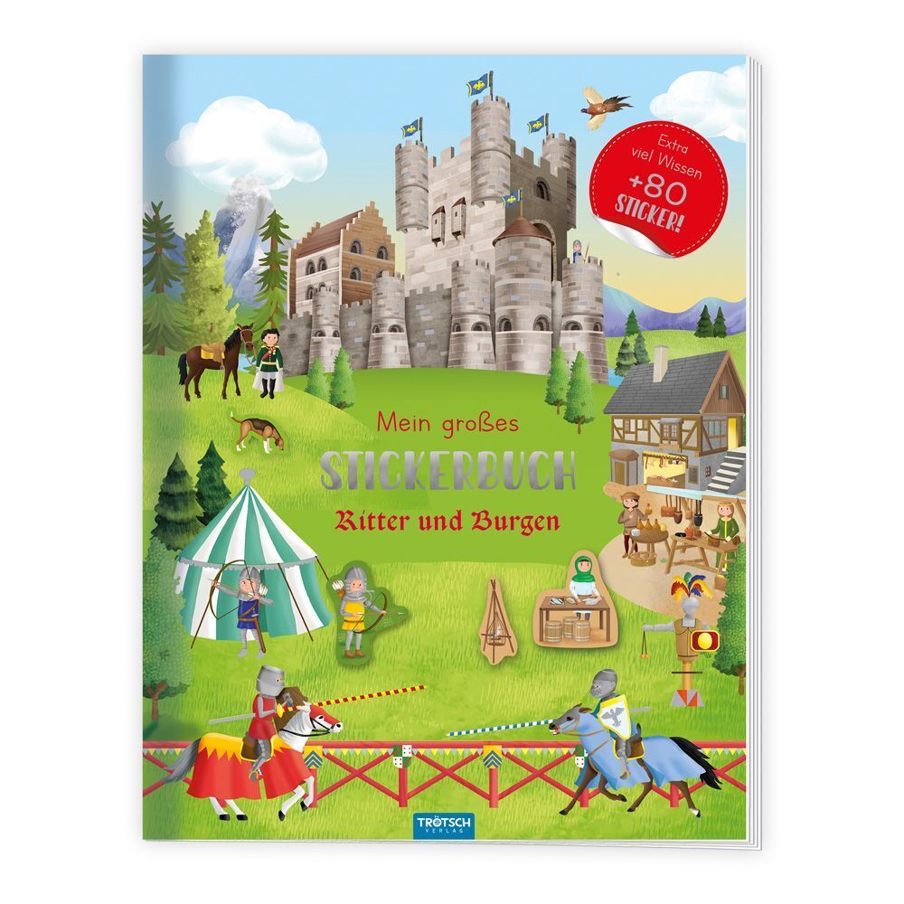 TRÖTSCH - Stickerbuch Mein großes Stickerbuch Ritter und Burgen (Trötsch Verlag Gmbh & Co.Kg)