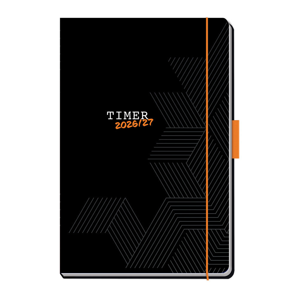 TRÖTSCH - Schülerkalender Specials mit Gummiband und Stifthalter Uni Black 26/27 (Trötsch Verlag Gmbh & Co.Kg)
