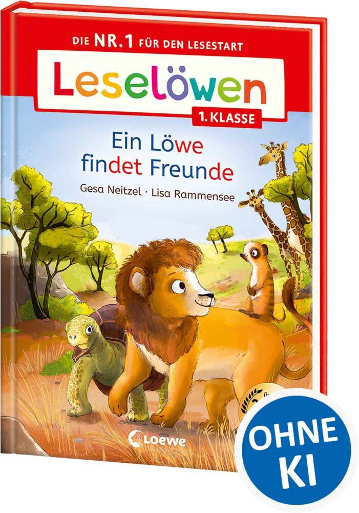 Leselöwen 1. Klasse - Ein Löwe findet Freunde (Gesa Neitzel)