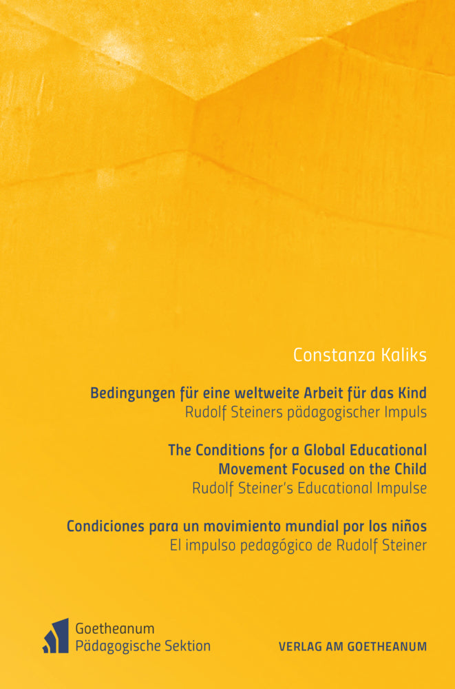 Bedingungen für eine weltweite Arbeit für das Kind (Constanza Kaliks)