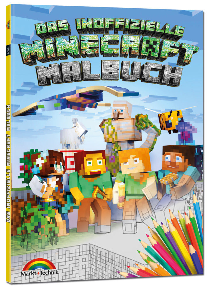 Das inoffizielle Minecraft Malbuch für Kinder und Jugendliche - zum Ausmalen der Minecraft Welt (David Haberkamp)