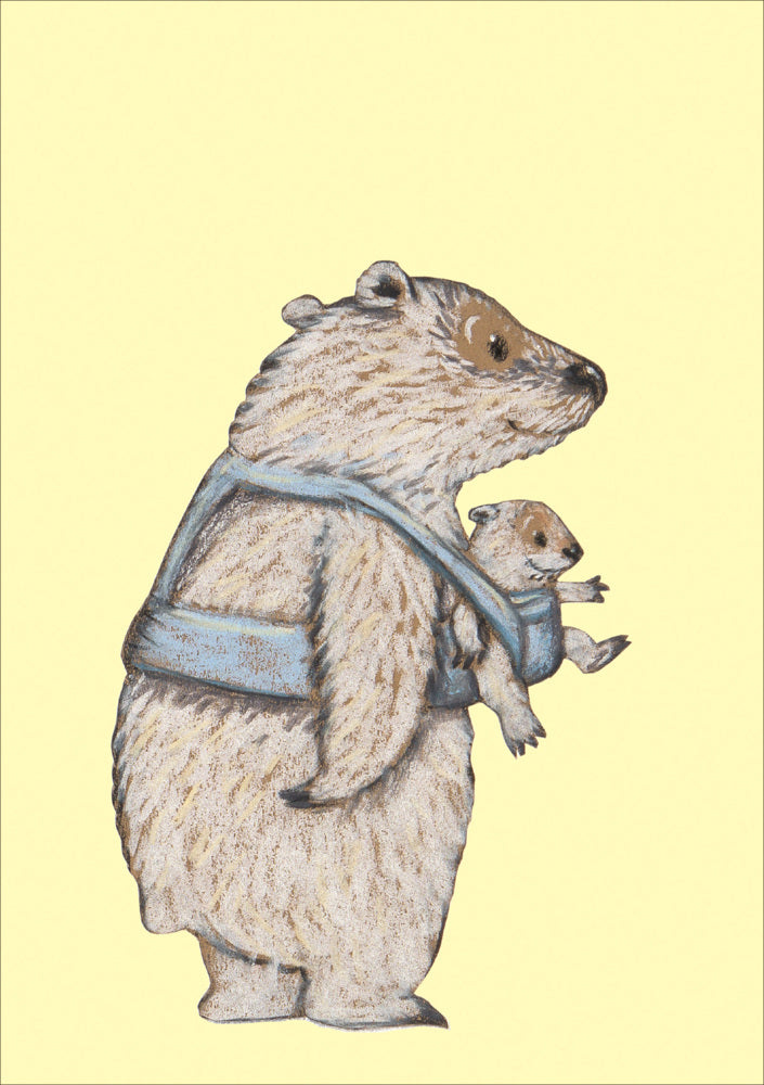 Eisbärin Postkarte VE 10 (Kathrin Schärer)