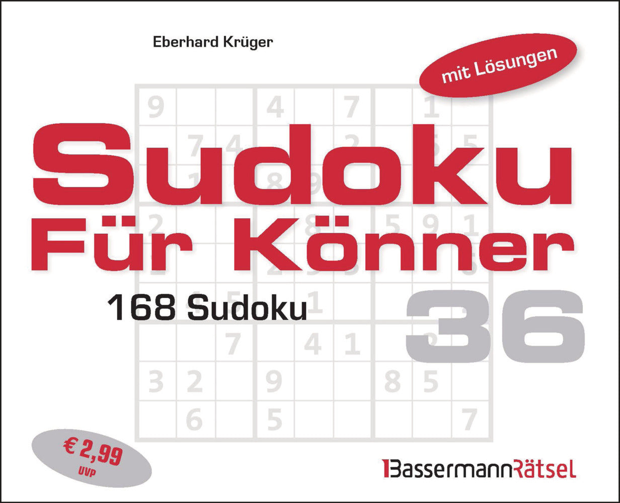 Sudoku für Könner 36 (Eberhard Krüger)