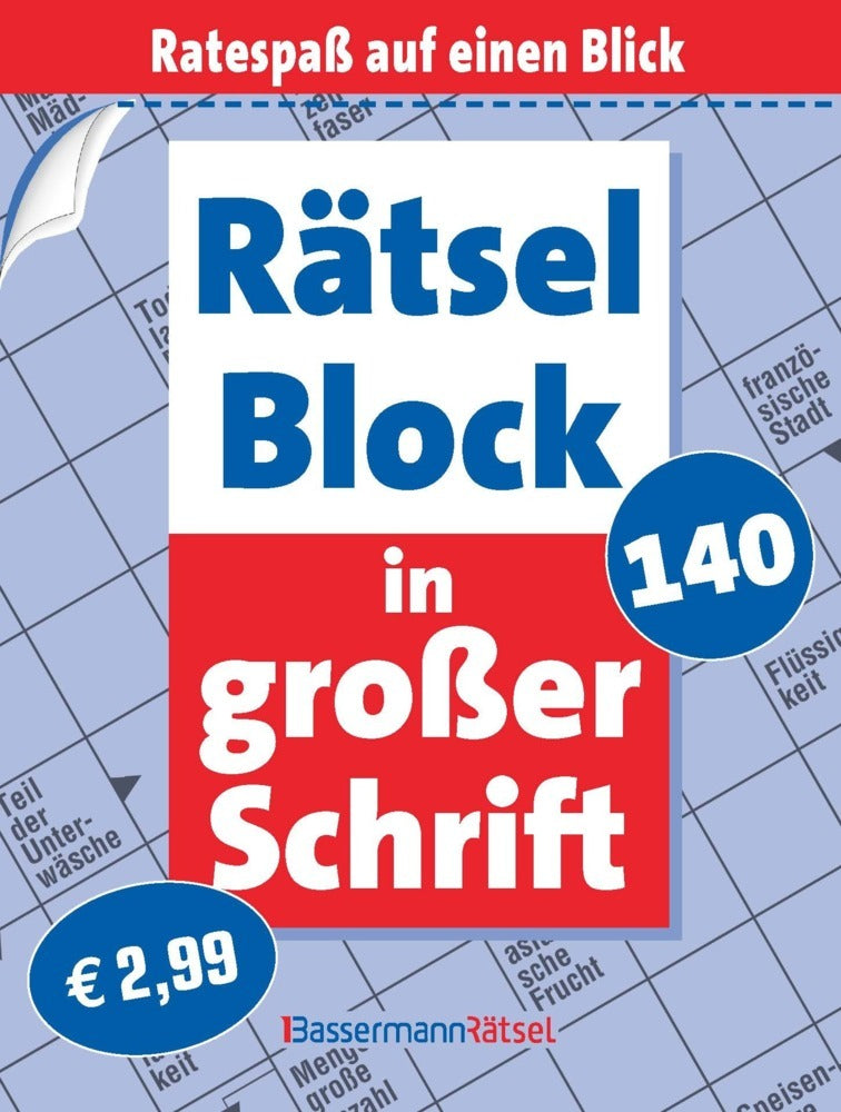Rätselblock in großer Schrift 140 (Eberhard Krüger)