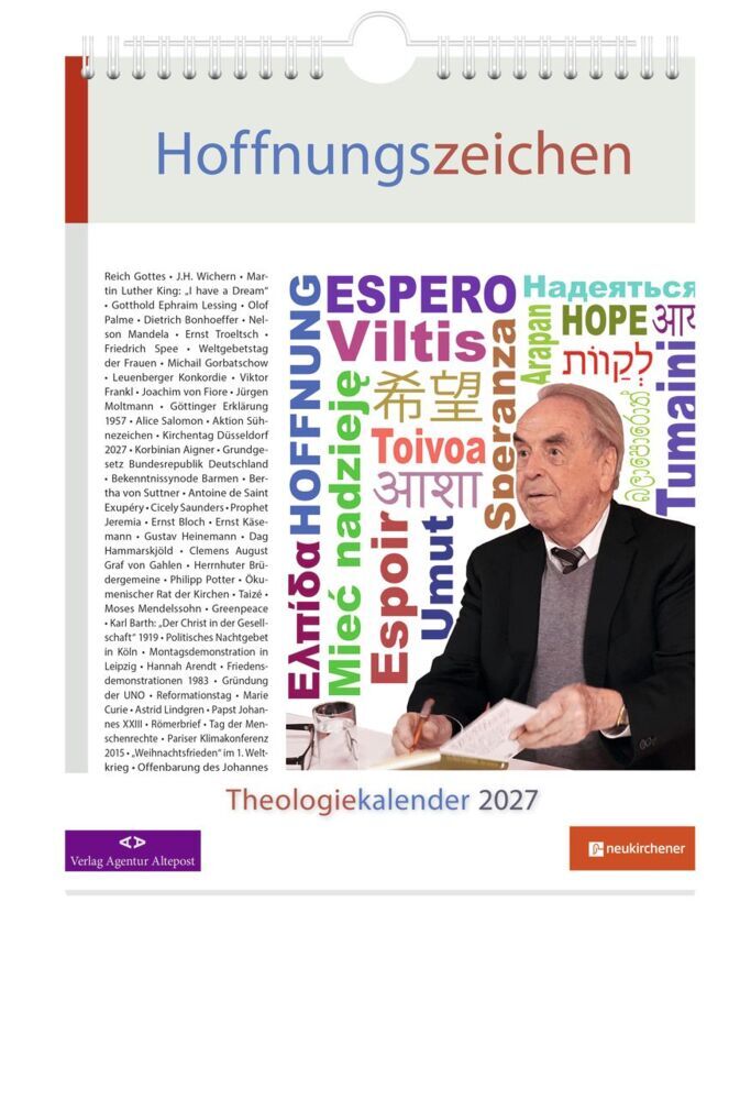 Hoffnungszeichen - Theologiekalender 2027 (Hans-Martin Lübking)