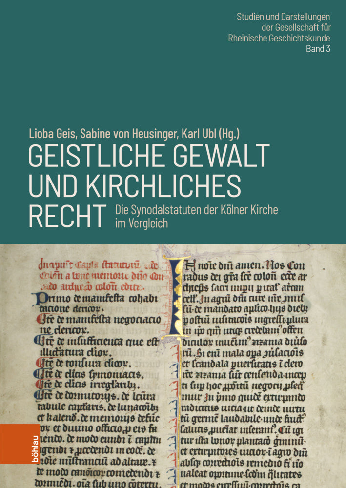 Geistliche Gewalt und kirchliches Recht (Lioba Geis)