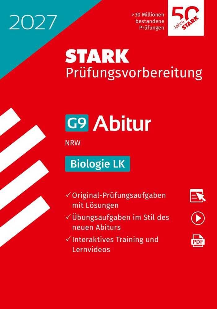 STARK Biologie LK - Abitur 2027 NRW - Prüfungsvorbereitung, m. 1 Buch, m. 1 Beilage