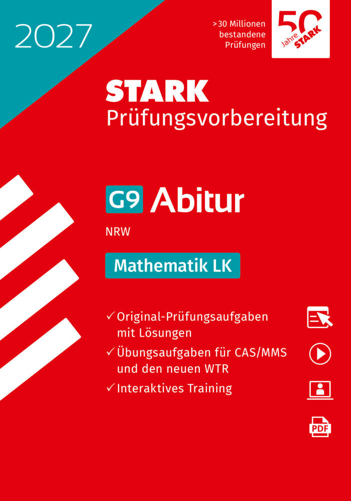 STARK Mathematik LK - Abitur 2027 NRW - Prüfungsvorbereitung, m. 1 Buch, m. 1 Beilage