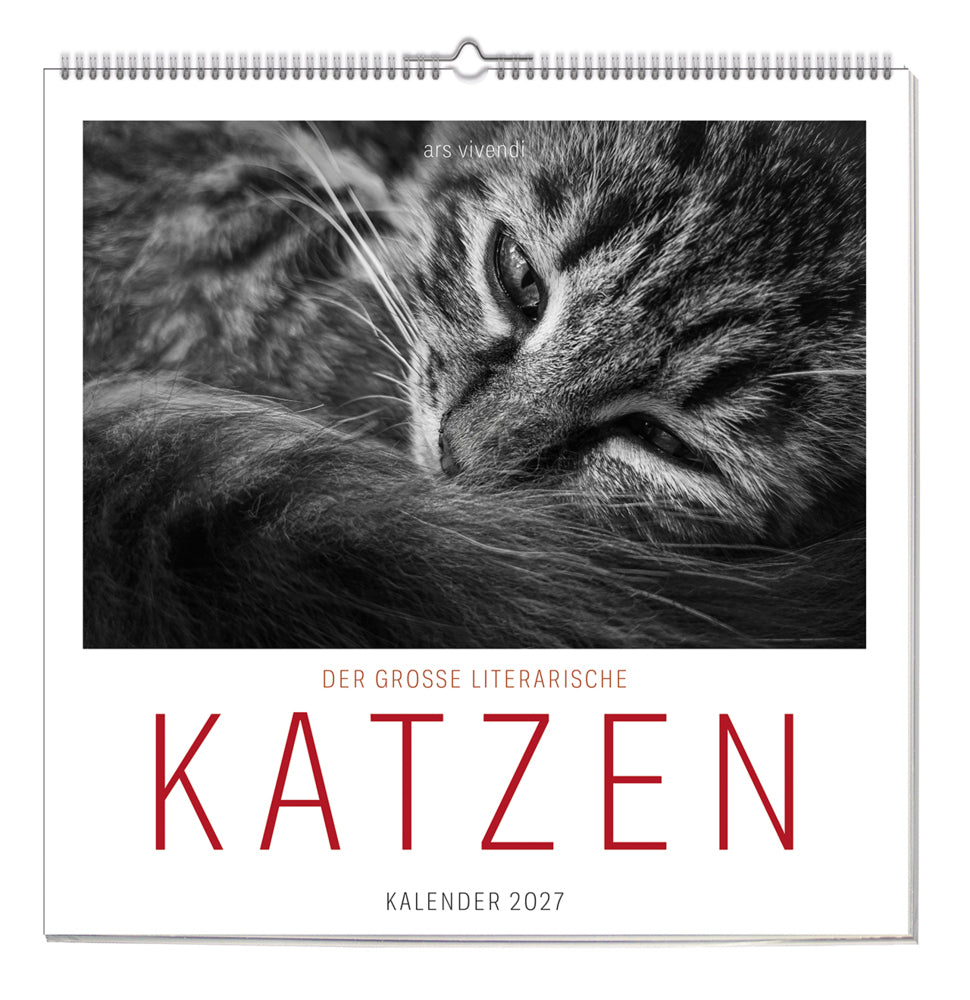 Der grosse literarische Katzen Kalender 2027 (Ars Vivendi Verlag)