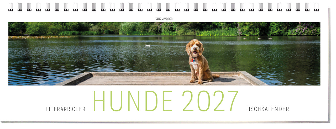 Tischkalender Hunde 2027 (Ars Vivendi Verlag)