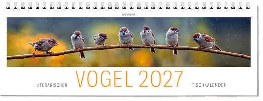 Tischkalender Vogel 2027 (Ars Vivendi Verlag)