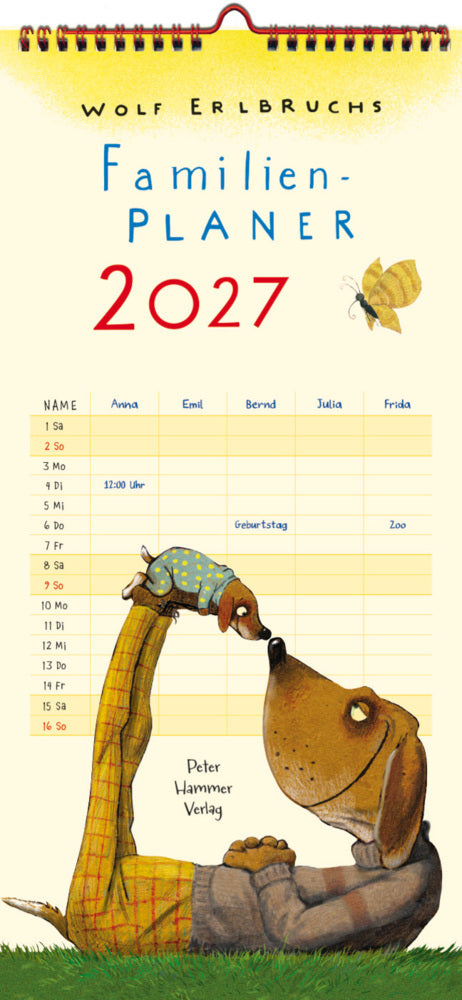 Wolf Erlbruchs Familienplaner 2027 (Wolf Erlbruch)