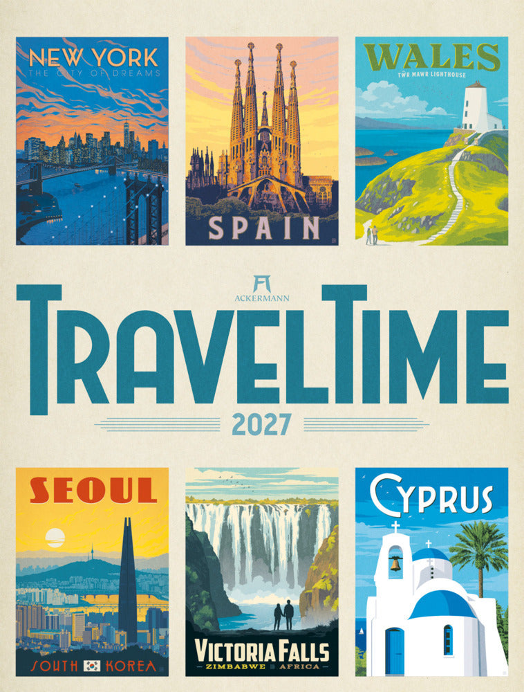 Travel Time Plakate-Kalender 2027 (Ackermann Kunstverlag Gmbh)