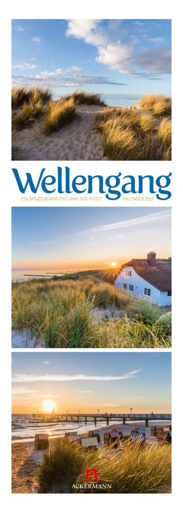 Wellengang Triplet-Kalender 2027 | Spaziergang entlang der Küste (Ackermann Kunstverlag Gmbh)