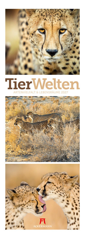 Tierwelten Triplet-Kalender 2027 | Artenvielfalt & Lebensräume (Ackermann Kunstverlag Gmbh)