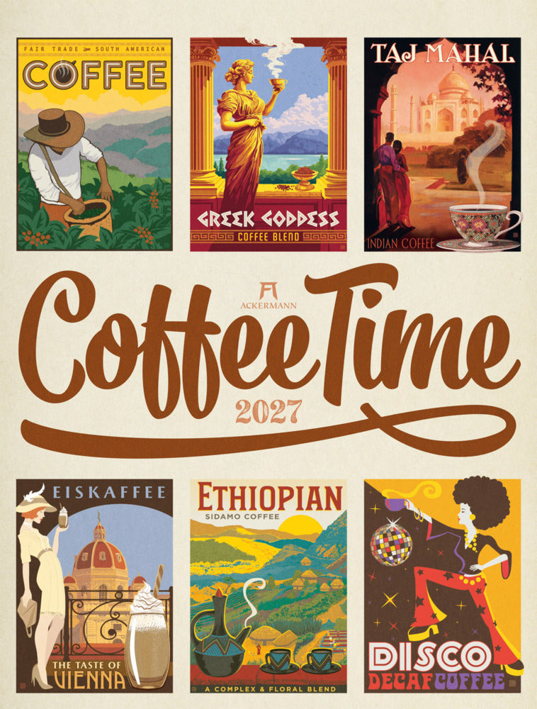 Coffee Time Kaffee-Plakate-Kalender 2027 (Ackermann Kunstverlag Gmbh)