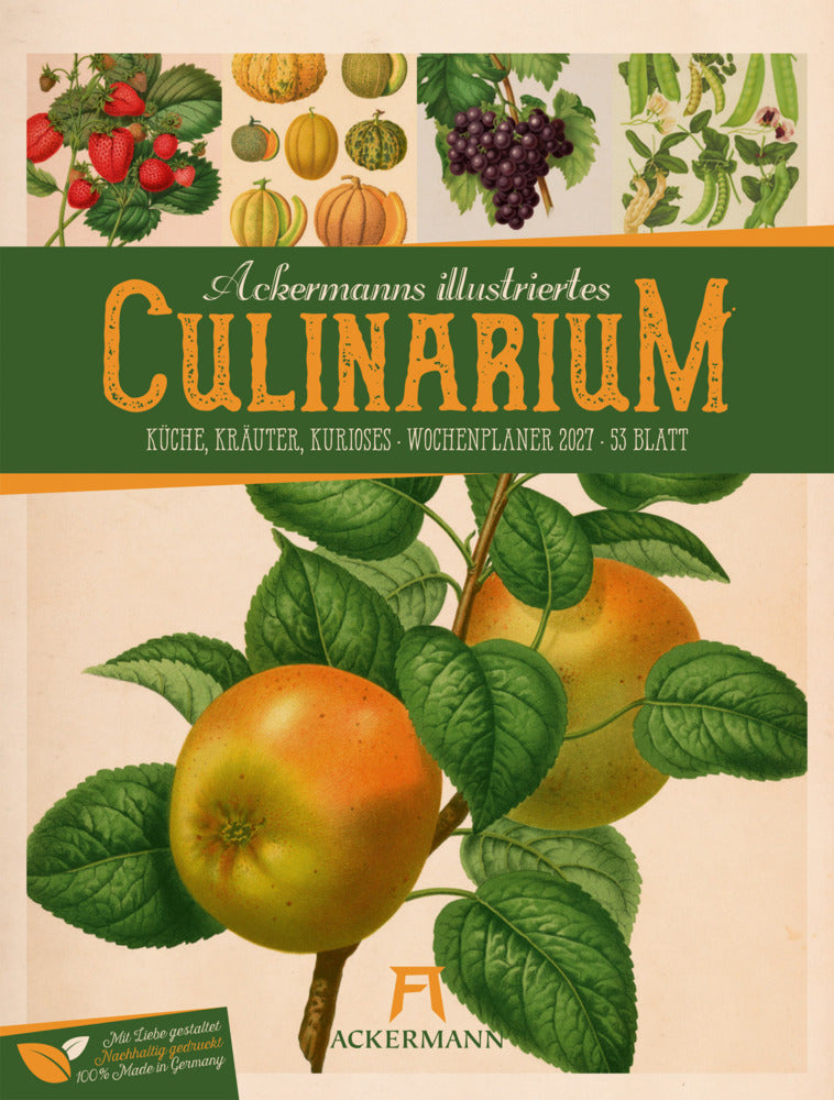 Culinarium Wochenplaner Kalender 2027 | Küche, Kräuter, Kurioses (Ackermann Kunstverlag Gmbh)